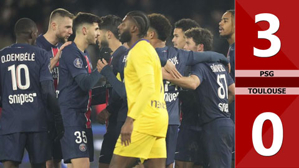 VIDEO bàn thắng PSG vs Toulouse: 3-0 (Vòng 12 Ligue 1 mùa giải 2024/25)