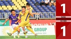 VIDEO bàn thắng SLNA vs Hà Nội: 1-1