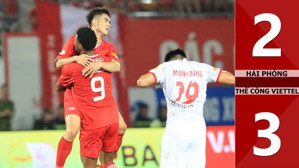 VIDEO bàn thắng Hải Phòng vs Thể Công Viettel: 2-3 (Vòng 4 V.League 2024/25)