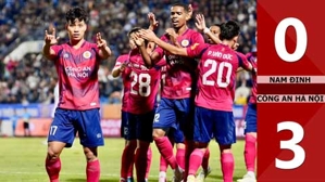 VIDEO bàn thắng Nam Định vs Công an Hà Nội: 0-3 (Vòng 5 V.League 2024/25)